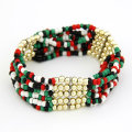 Le plus chaud! Style de Bohemian 100% Handmade Multilayers Riz Beads Femme Bracelets Vente en gros FB48